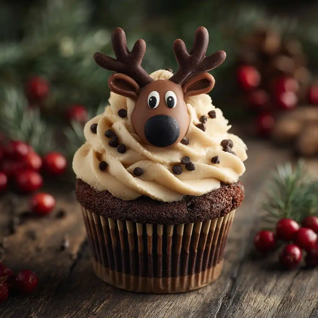Easy Reindeer Cupcakes Recipe - Recipe Image