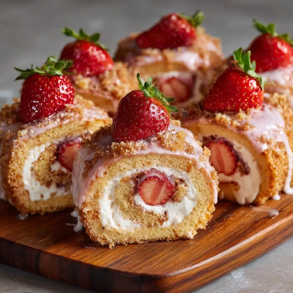 Best Strawberry Cheesecake Sweet Rolls Recipe - Recipe Image