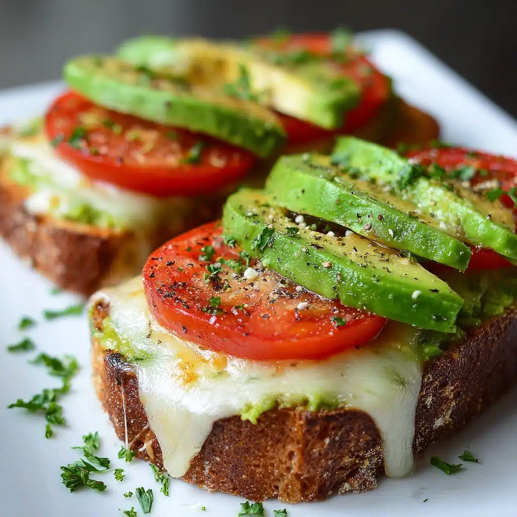 Tomato Avocado Melt Recipe - Recipe Image