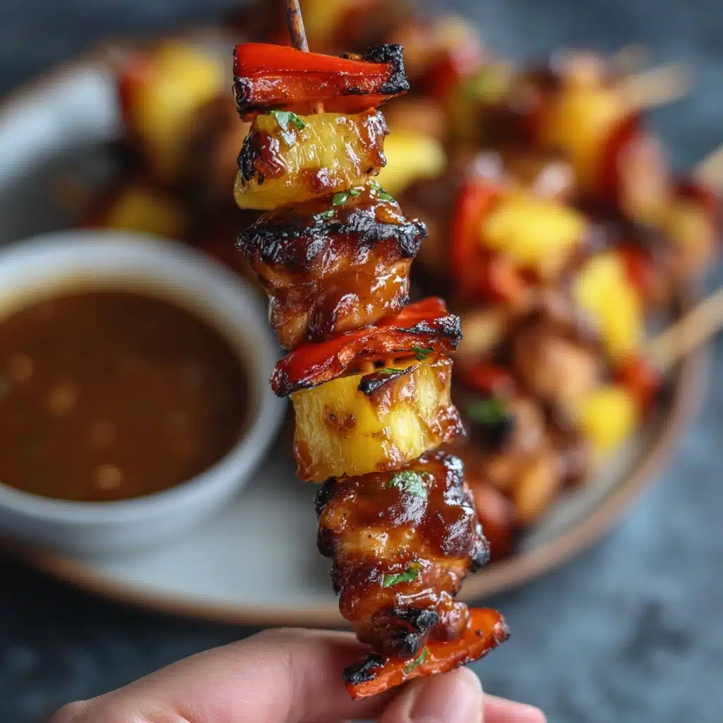 BBQ Pineapple Chicken Kabobs Recipe