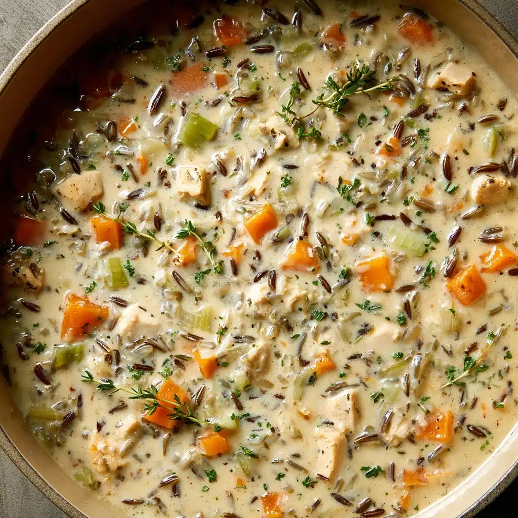 Creamy Chicken Wild Rice Soup Recipe - Recipe Image