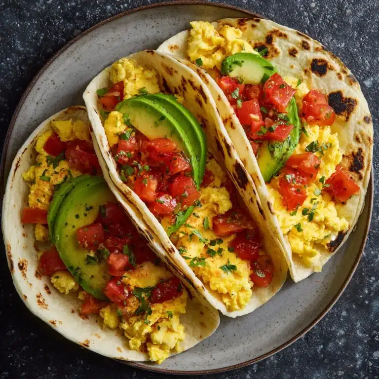 Egg Breakfast Tacos Recipe