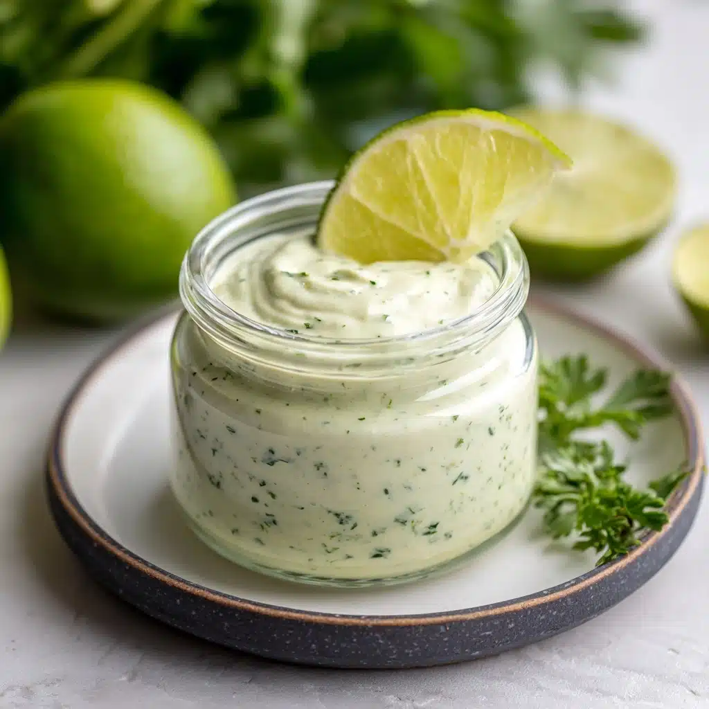 Creamy Cilantro Garlic Sauce Recipe - Recipe Image
