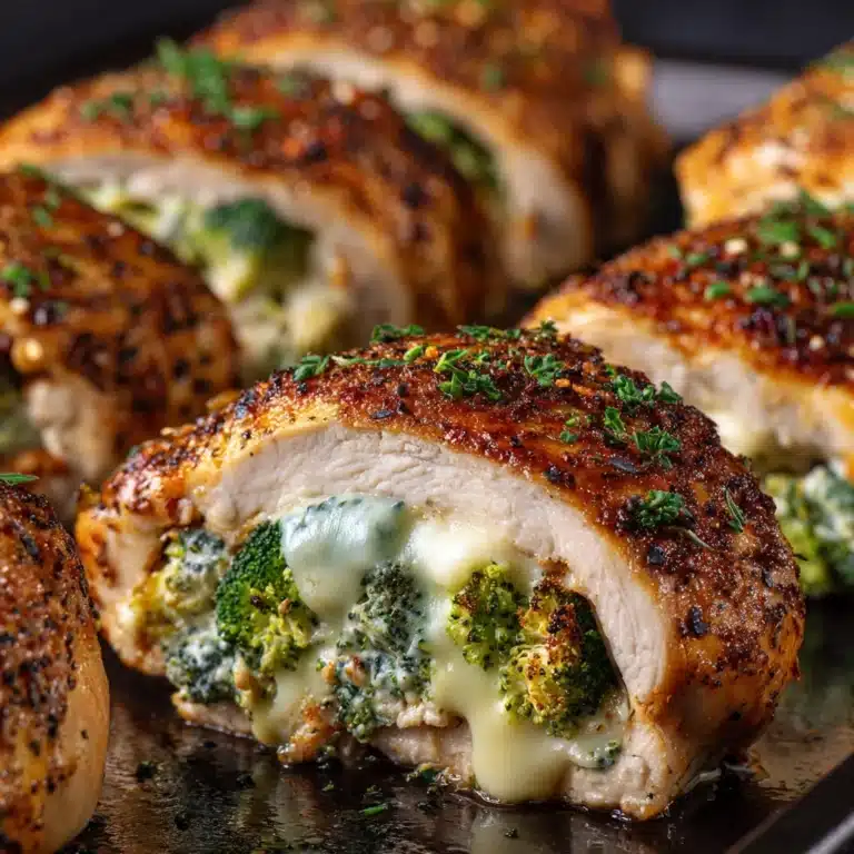 Broccoli and Cheese Stuffed Chicken Breast Recipe