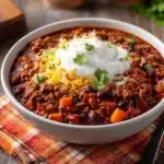 Three-Bean Sweet Potato Chili Recipe