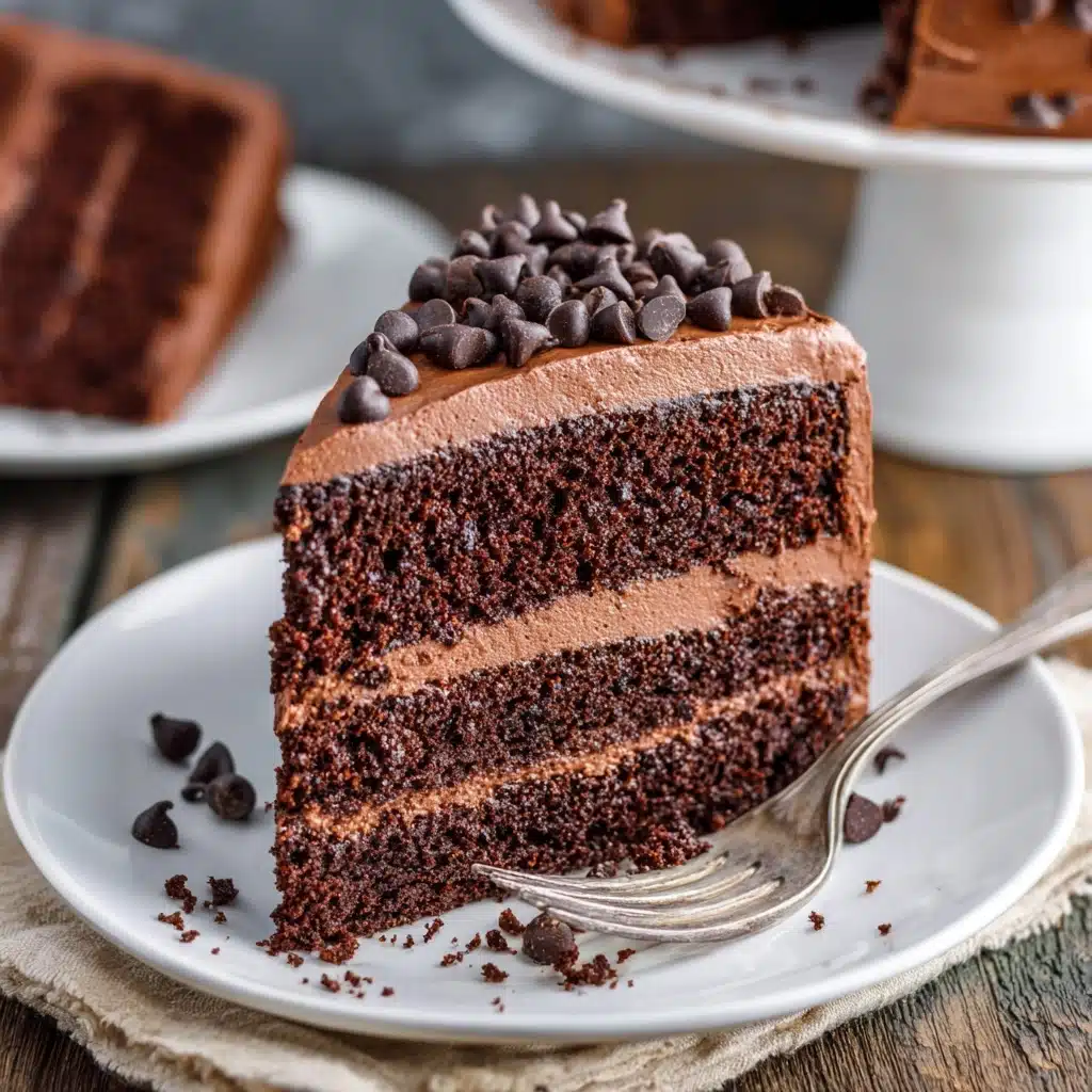 Triple Chocolate Cake Recipe - Recipe Image