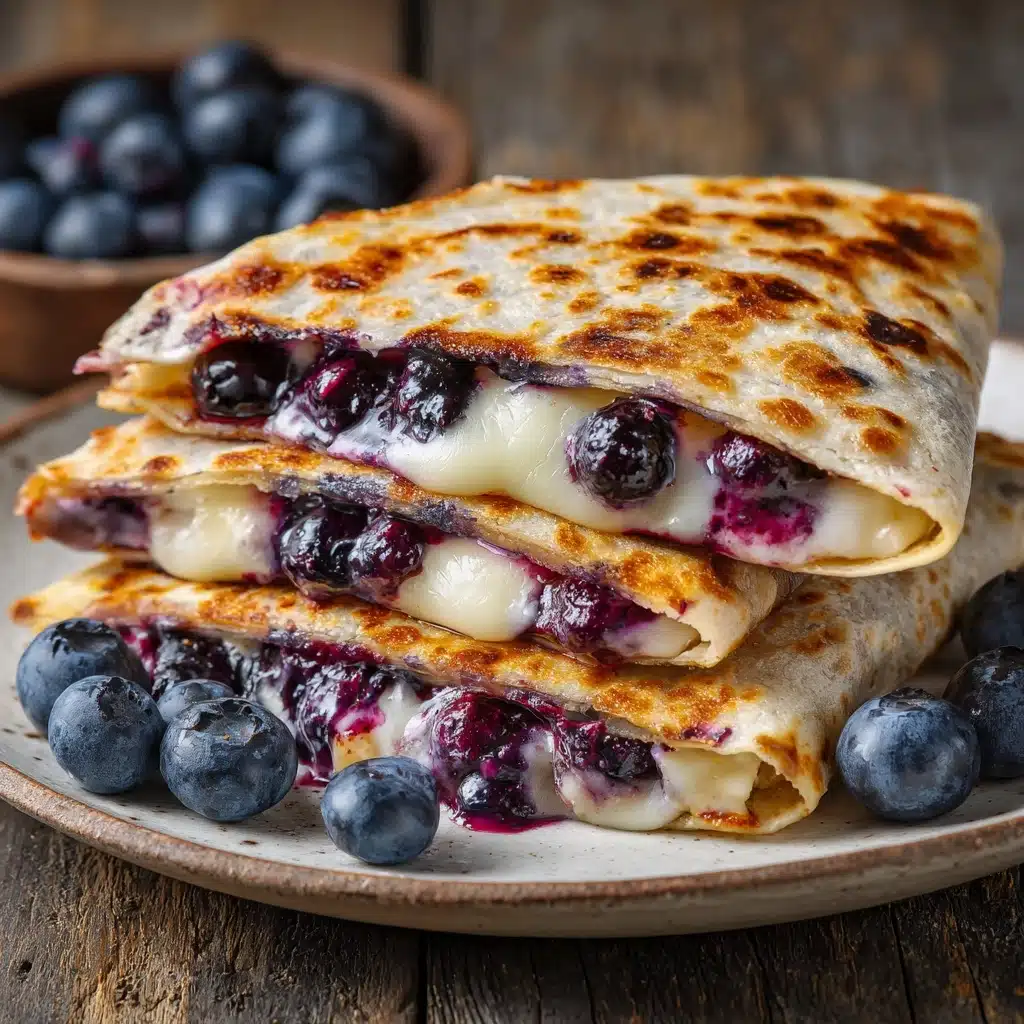 Blueberry Breakfast Quesadilla Delight Recipe - Recipe Image