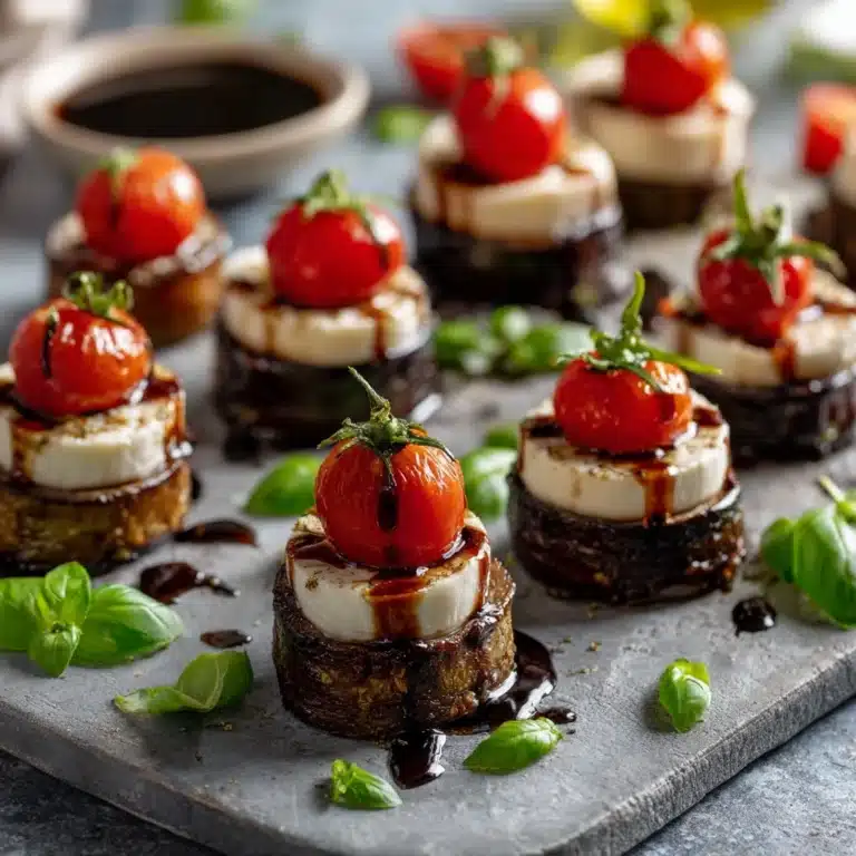 Caprese Salad Bites with Balsamic Reduction Recipe