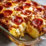 Pepperoni Pizza Casserole Recipe