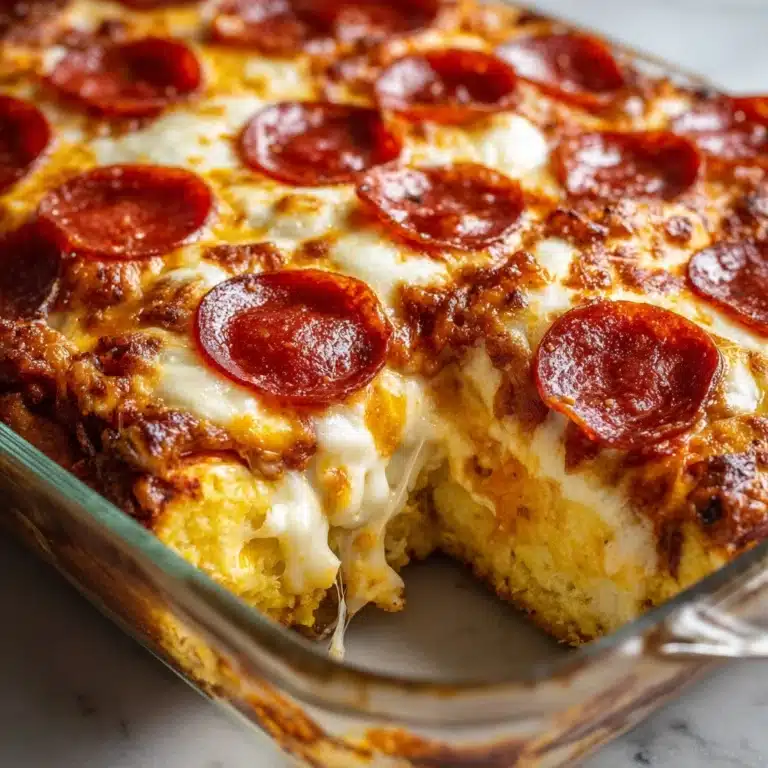 Pepperoni Pizza Casserole Recipe