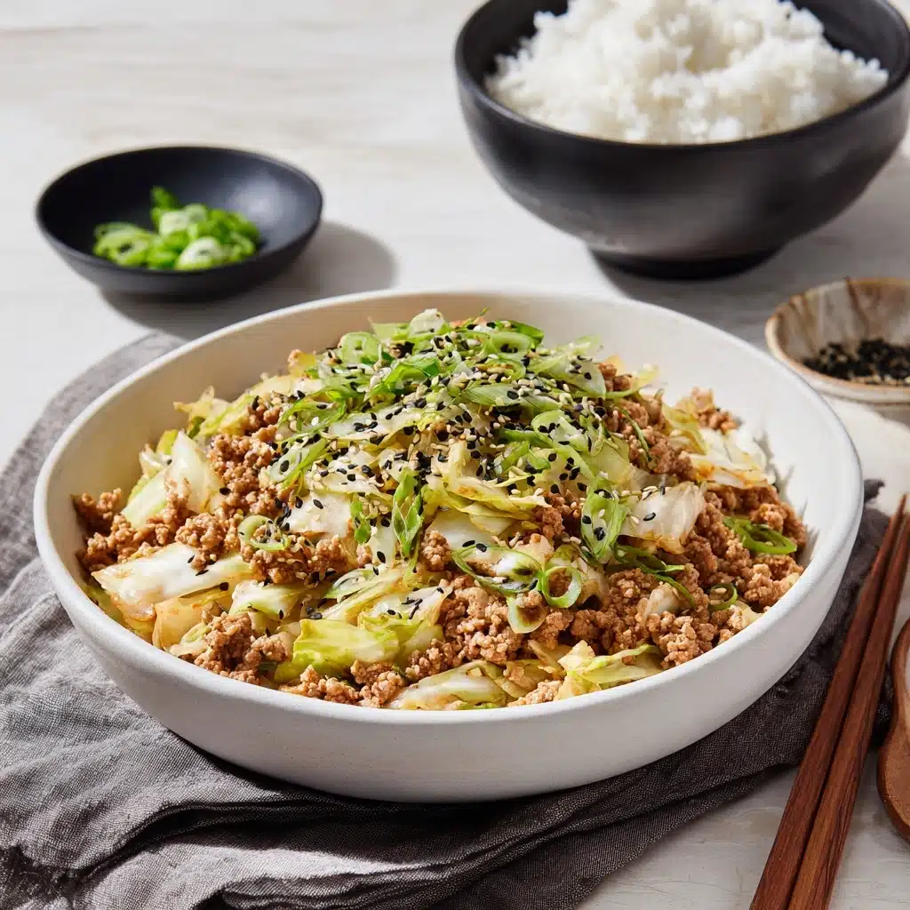 Ground Beef and Cabbage Stir Fry Recipe - Recipe Image