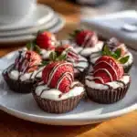 Chocolate Covered Cheesecake Strawberries Recipe