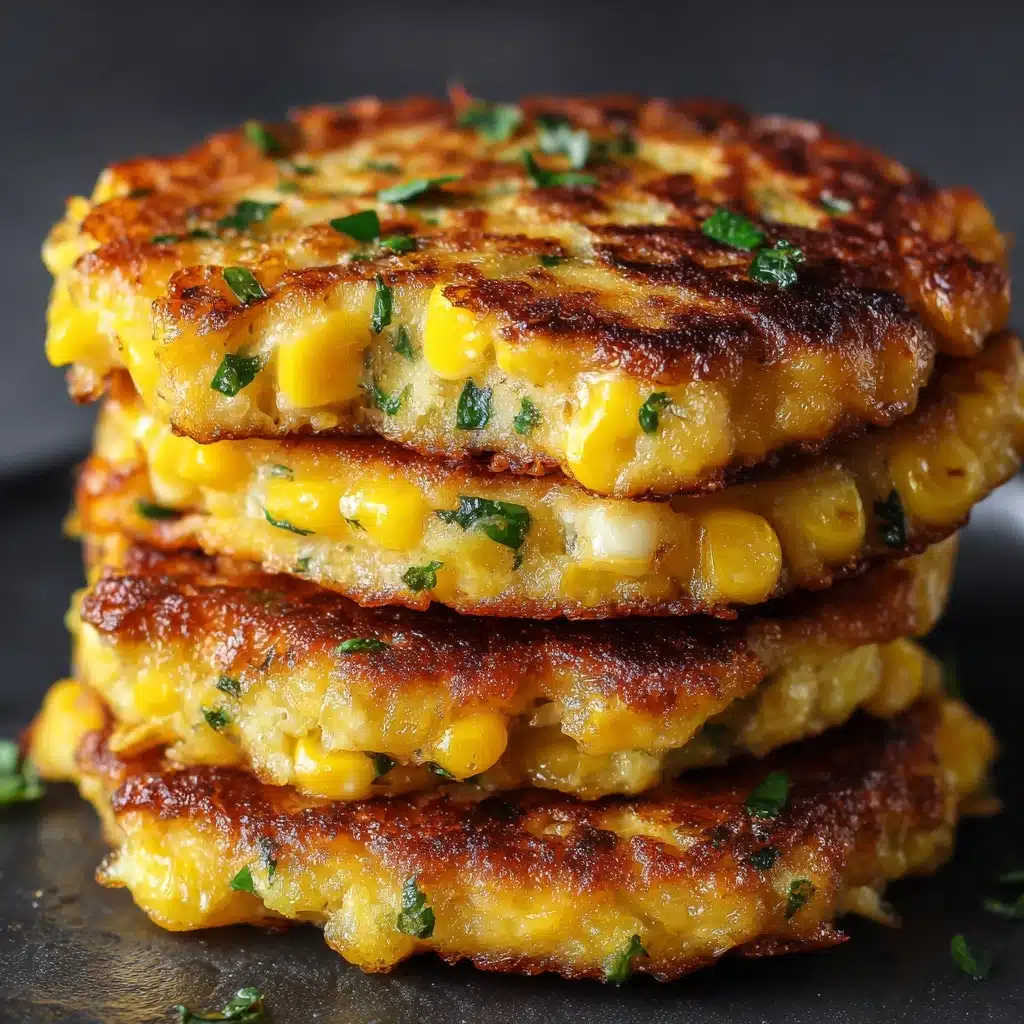 Crispy and Golden Corn Fritters Recipe - Recipe Image