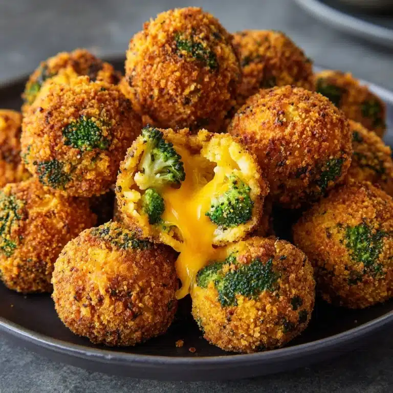 Baked Broccoli Cheese Balls Recipe