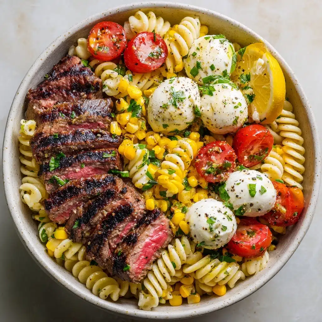 Chimichurri Steak Pasta Salad Recipe - Recipe Image