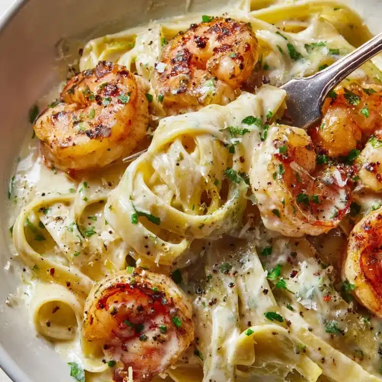 Shrimp Fettuccine Alfredo Recipe