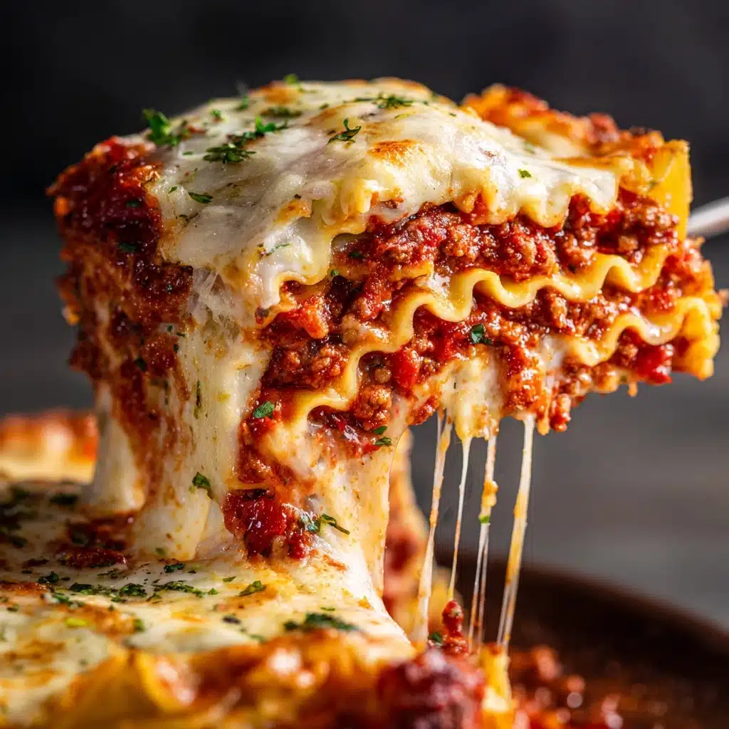 Famous Three-Cheese Lasagna Recipe - Recipe Image