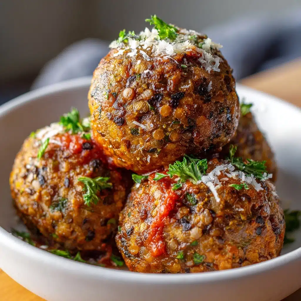 Easy Vegetarian Lentil Meatballs Recipe - Recipe Image