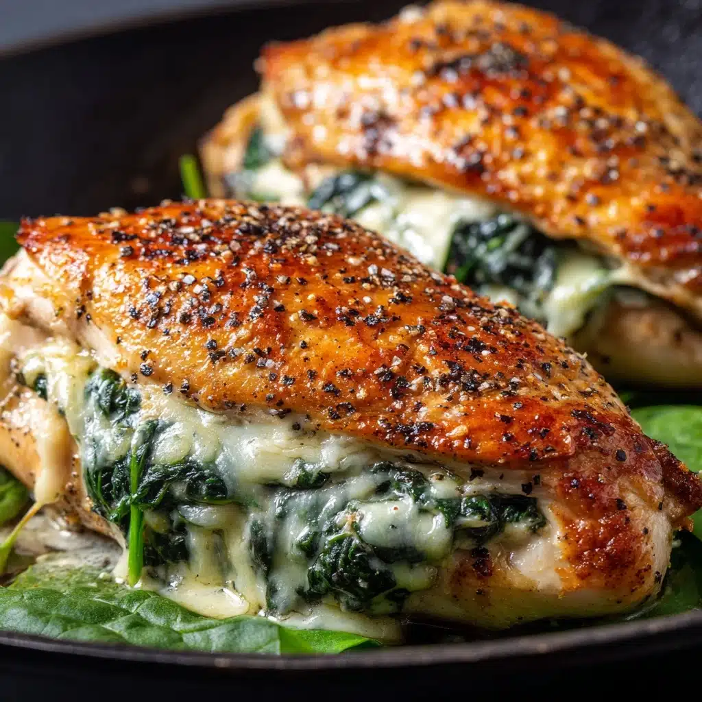 Spinach and Cheese Stuffed Chicken Breast Recipe