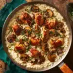 Creamy Mushroom Chicken and Rice Recipe