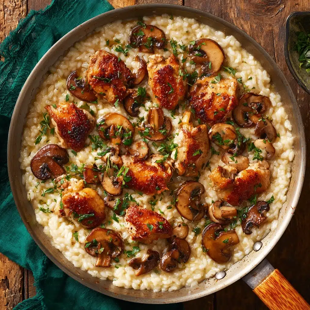 Creamy Mushroom Chicken and Rice Recipe