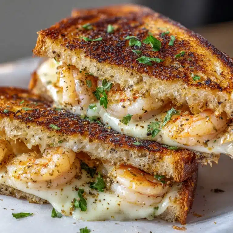 Shrimp & Cheese Grilled Sandwich Recipe