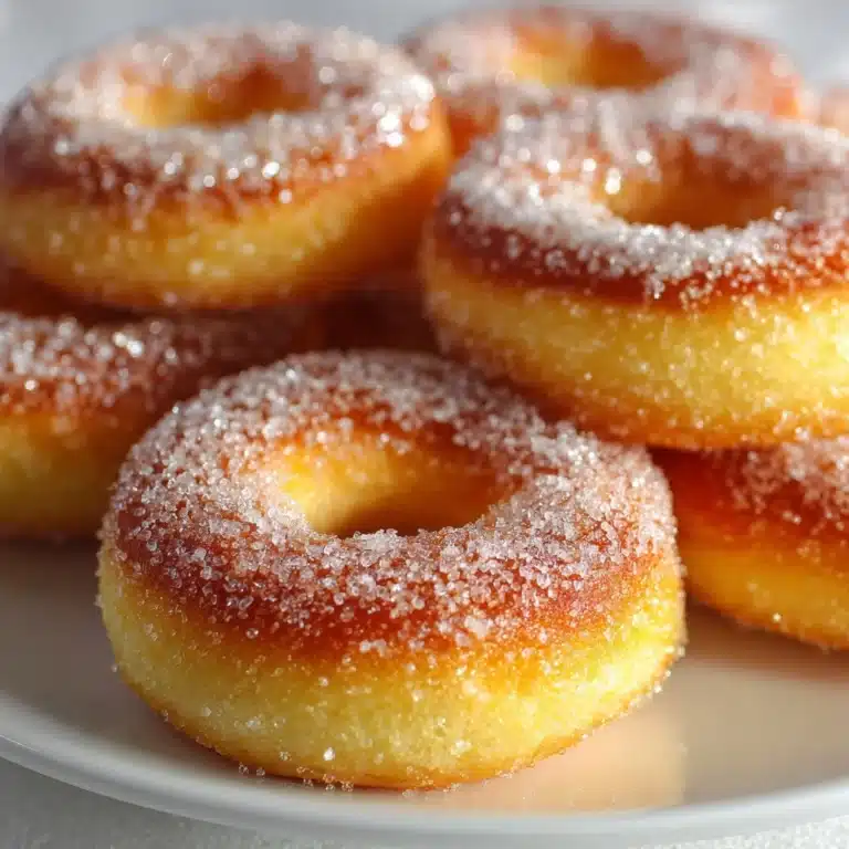Fried Doughnuts with Sugar Recipe