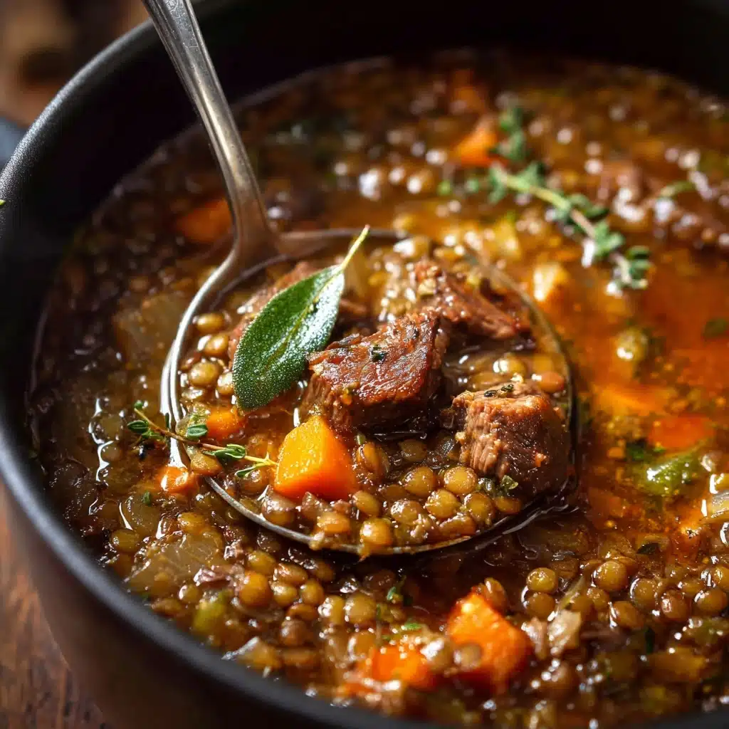 **Moroccan-Spiced Beef and Lentil Stew** Recipe - Recipe Image