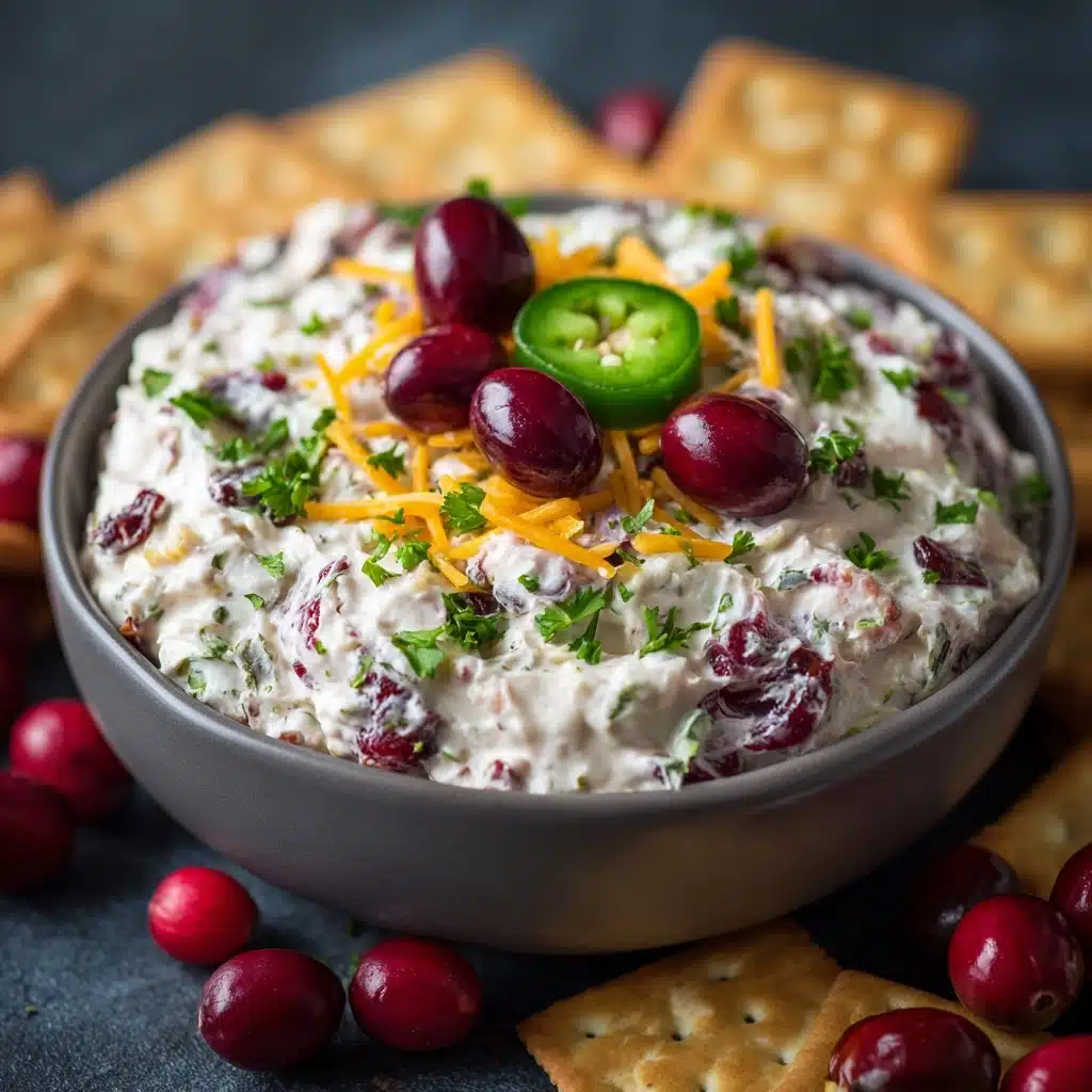 Holiday Cranberry Jalapeño Cream Cheese Dip Recipe - Recipe Image