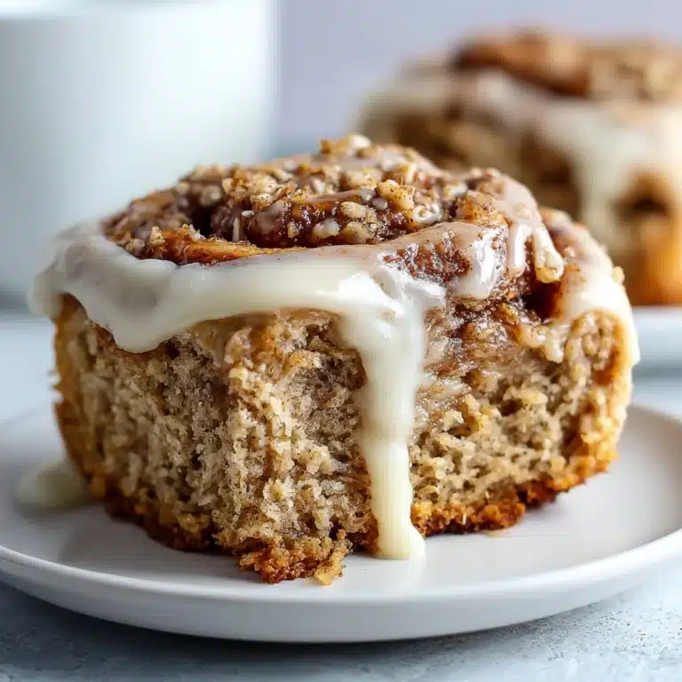 High-Protein Cinnamon Roll Baked Oatmeal Recipe