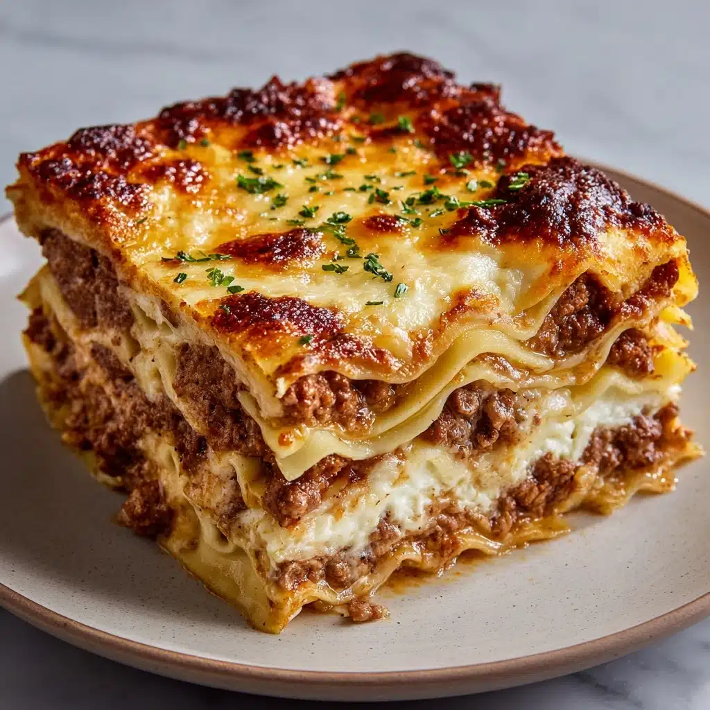 Reuben Bake with Layers of Corned Beef, Sauerkraut, and Swiss Cheese Recipe
