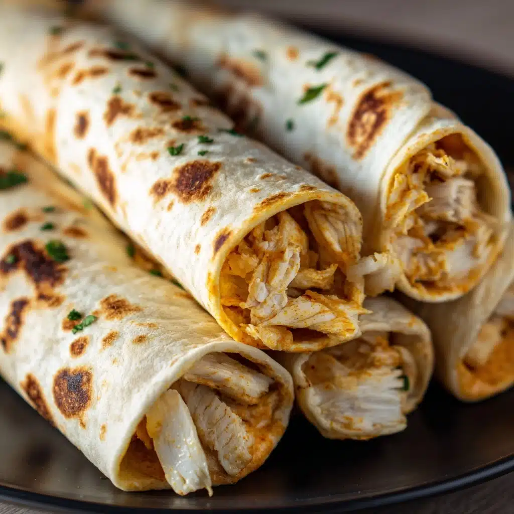 Cheesy Chicken Wraps Recipe - Recipe Image