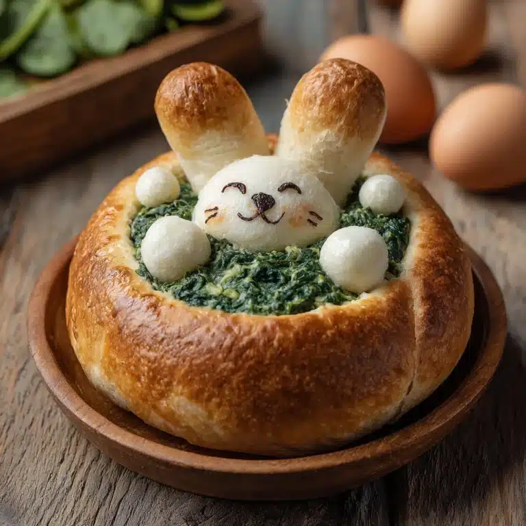 Easter Bunny Spinach Dip Recipe