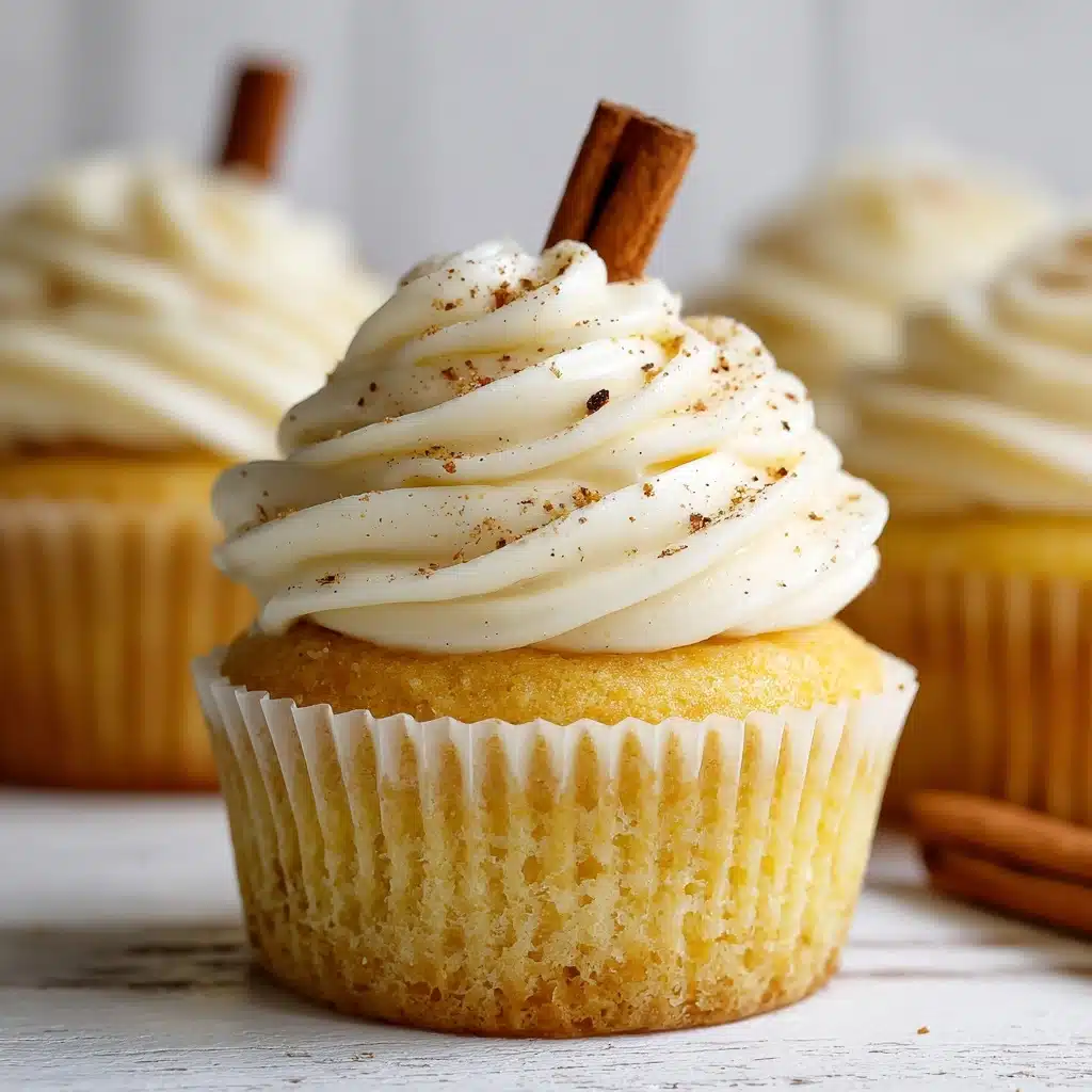 Easy Eggnog Cupcakes Recipe - Recipe Image