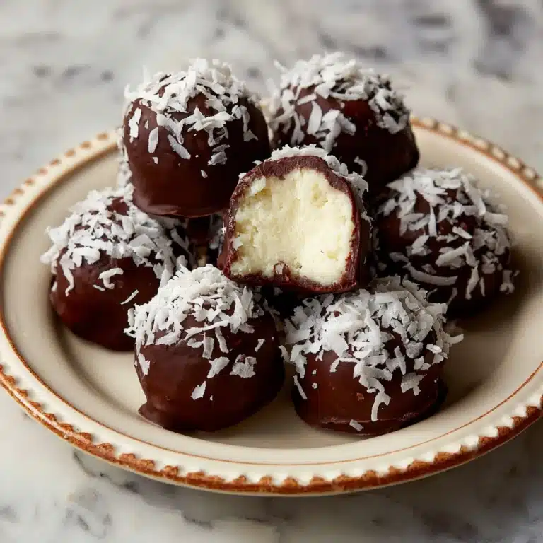 No-Bake Coconut Cream Balls Recipe
