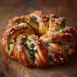 Spinach and Artichoke Stuffed Soft Pretzels Recipe