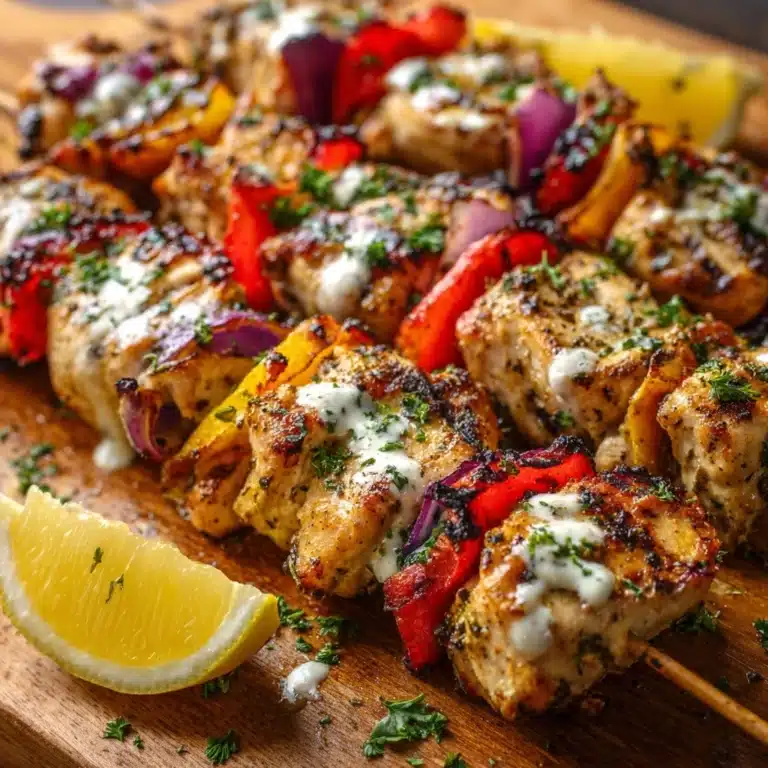 Grilled Chicken Souvlaki Recipe