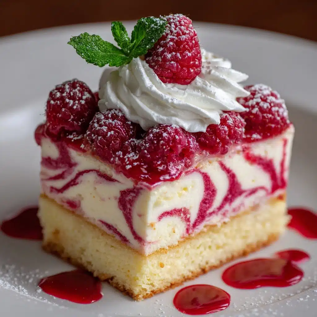 Raspberry Swirl Ice Cream Cake Recipe - Recipe Image