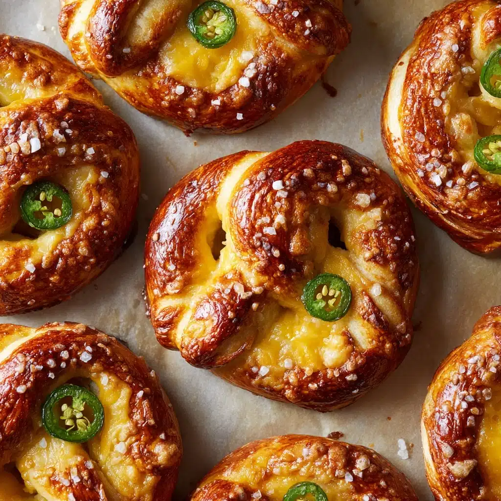Jalapeno Cheddar Pretzel Twists Recipe - Recipe Image
