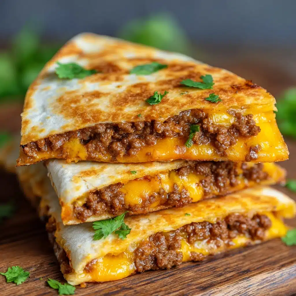 Spicy Beef Quesadillas Recipe - Recipe Image