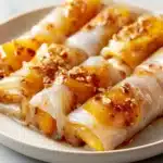 Baked Apple Pie Rice Paper Rolls Recipe