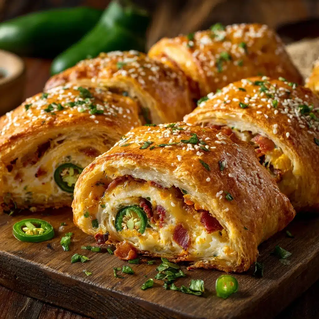 Jalapeno Popper Stuffed Rolls Recipe