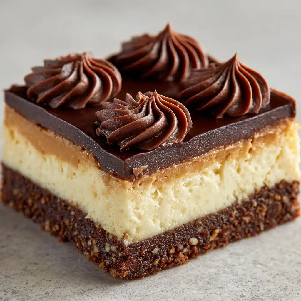 Chocolate Peanut Butter Dream Bars Recipe - Recipe Image