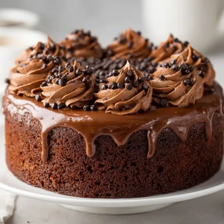 Espresso Infused Mocha Poke Cake Recipe