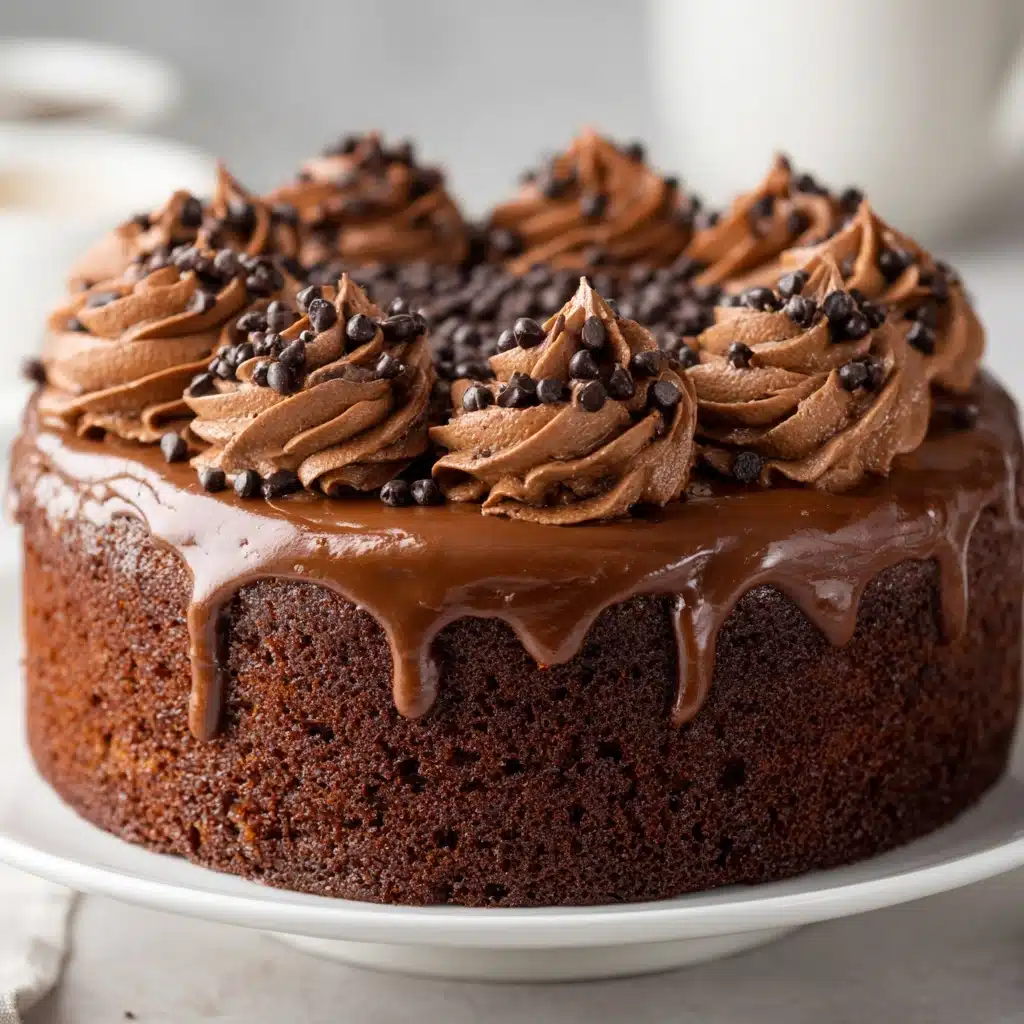 Espresso Infused Mocha Poke Cake Recipe