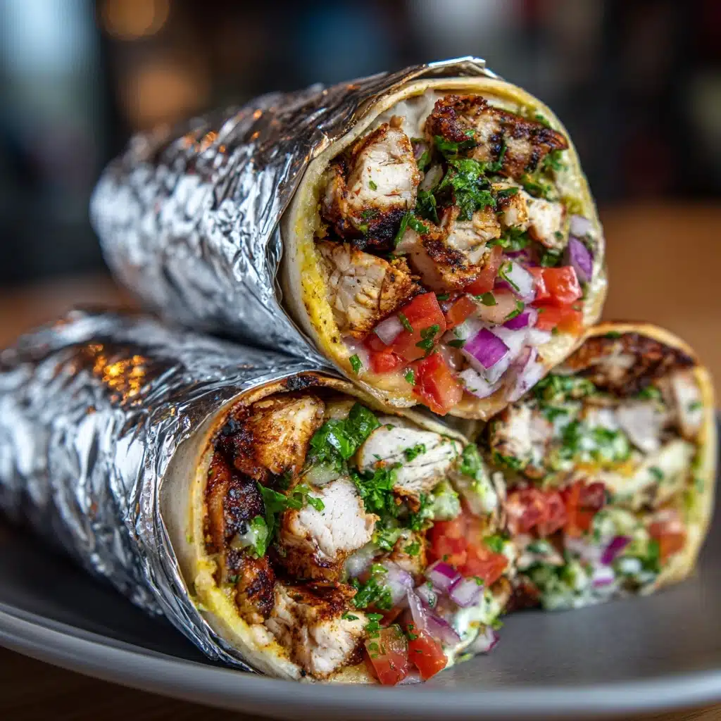 Grilled Chicken Gyro Wraps Recipe - Recipe Image