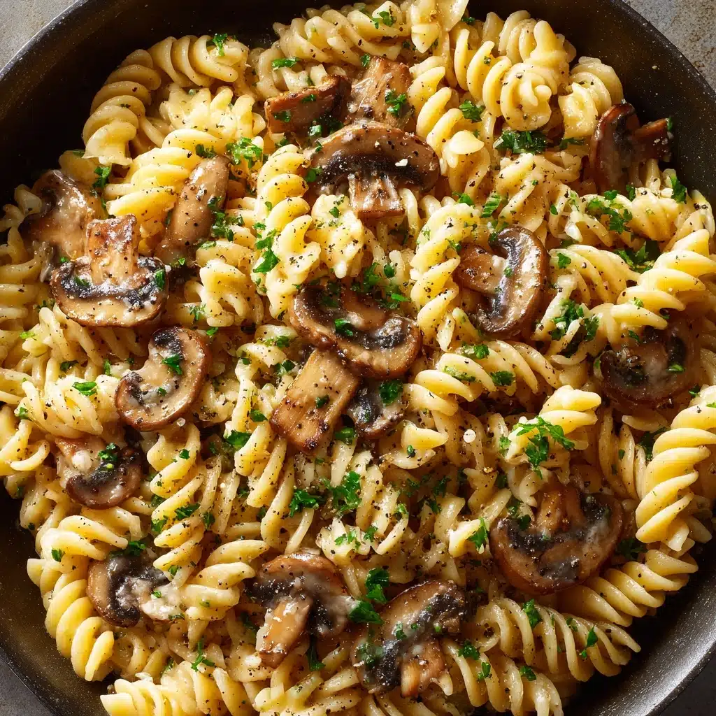 Brown Butter Mushroom Pasta Recipe - Recipe Image