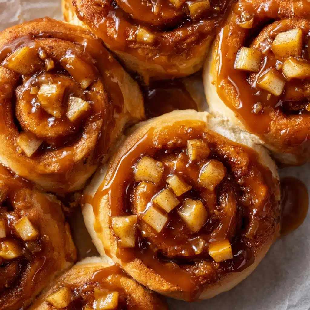 Caramel Apple Cinnamon Rolls Recipe - Recipe Image