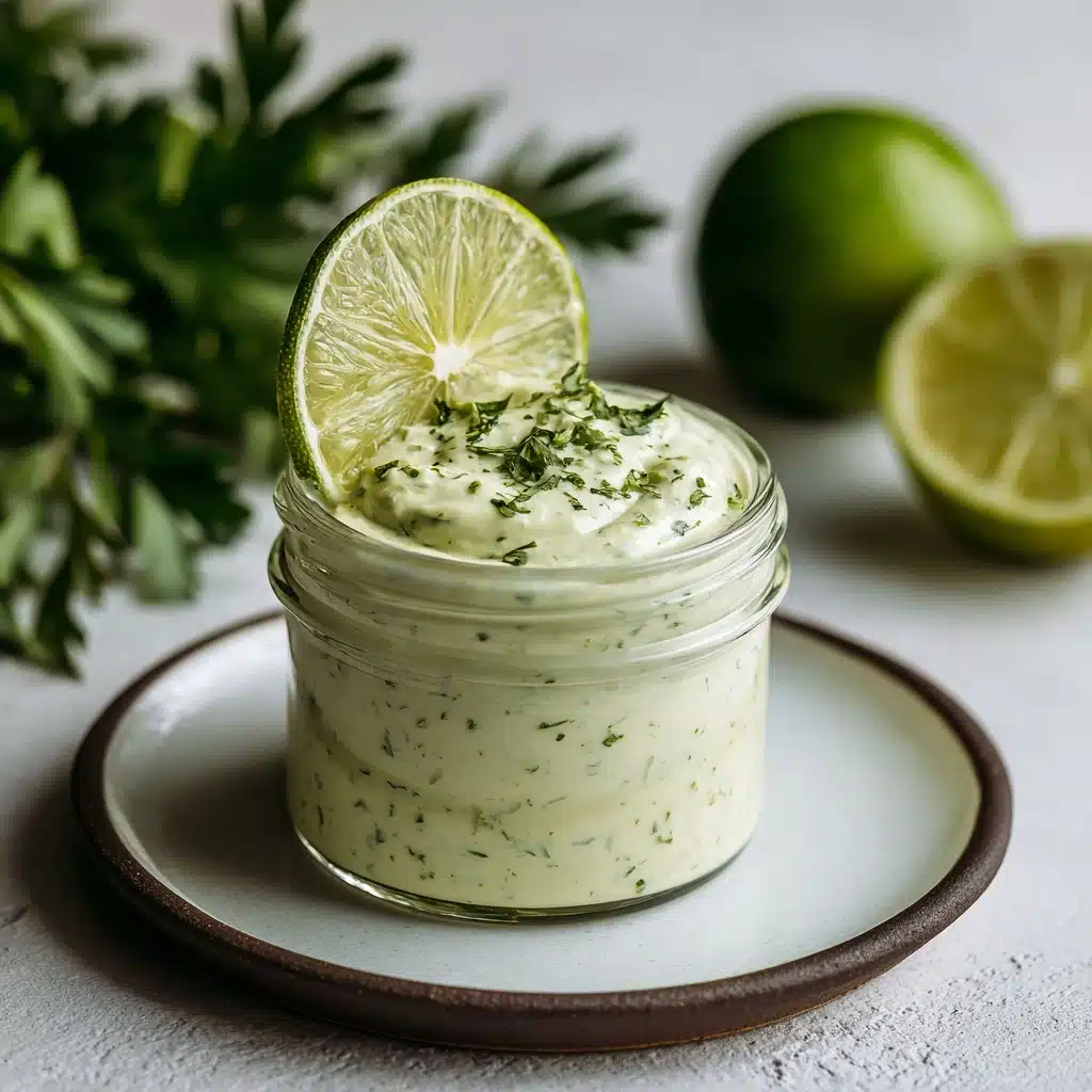 Creamy Cilantro Garlic Sauce Recipe