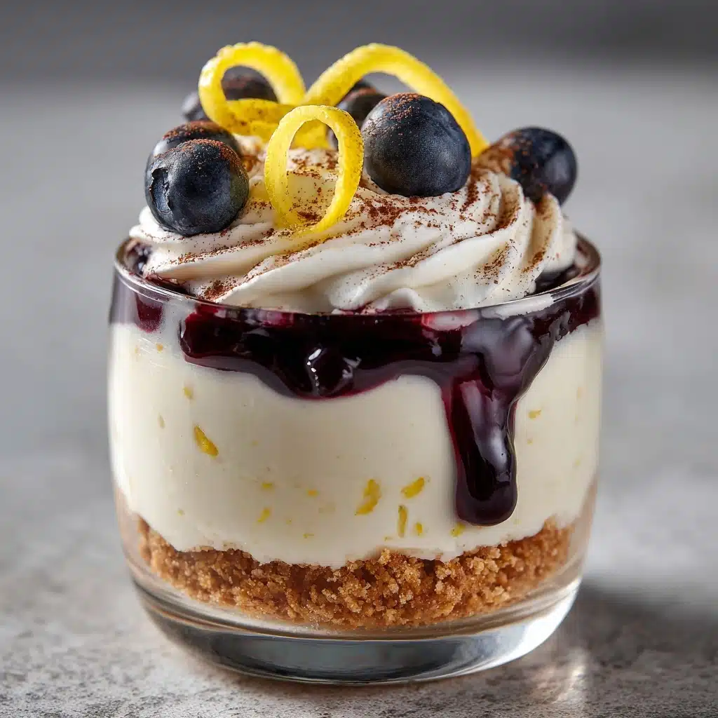 Lemon Blueberry Cheesecake Parfaits Recipe - Recipe Image